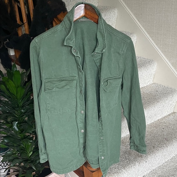 Luvamia Bohemian Green Denim Layering Jacket - Picture 2 of 12